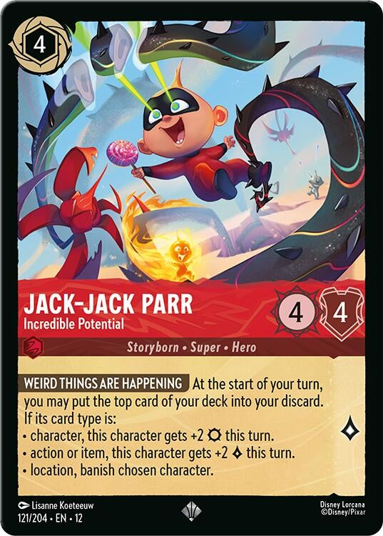 Image for Jack-Jack Parr - Incredible Potential (121/204) [Wilds Unknown] - Disney Lorcana
