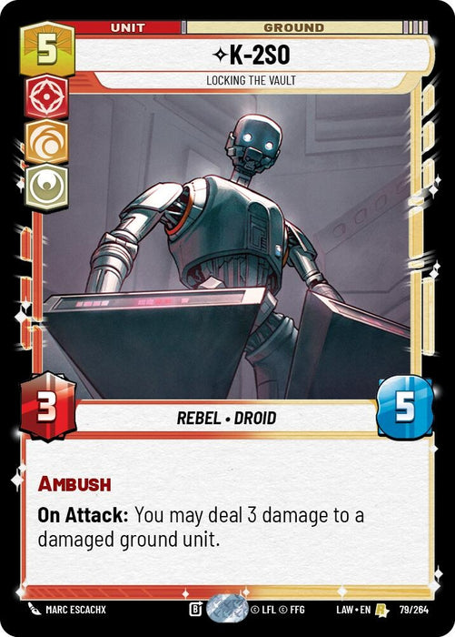 Image for K-2S0 - Locking the Vault (79/264) [A Lawless Time] - Star Wars: Unlimited