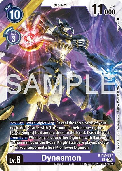 Image for Dynasmon - BT13-087 (Reprint) (BT13-087 R) [Advanced Booster Digimon Generation] - Digimon Card Game