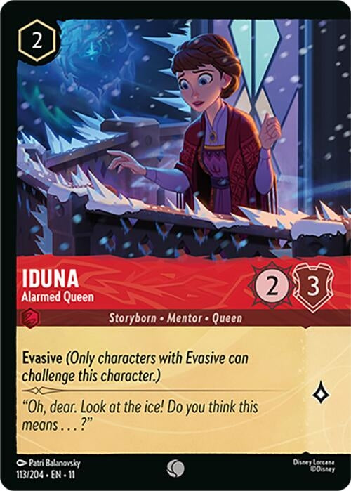 Image for Iduna - Alarmed Queen (Foil) (113/204) [Winterspell] - Disney Lorcana