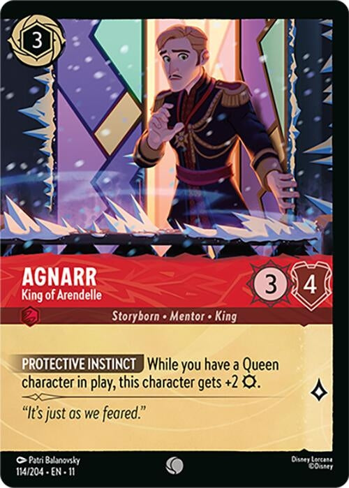 Image for Agnarr - King of Arendelle (Foil) (114/204) [Winterspell] - Disney Lorcana