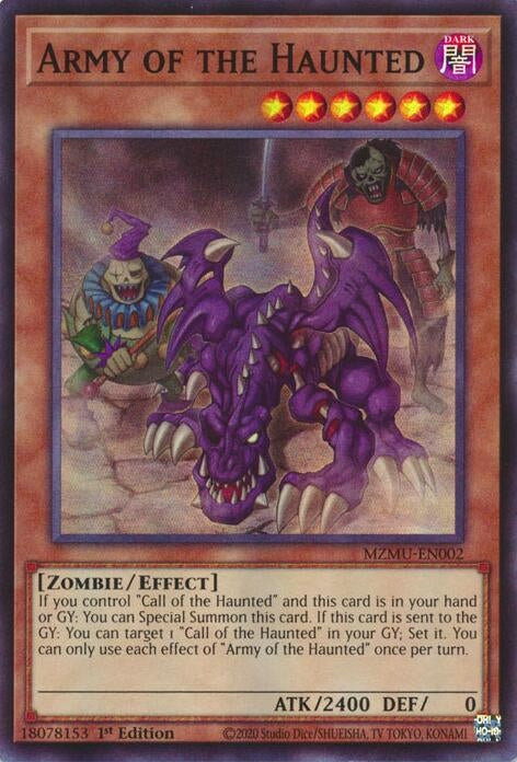 Image for Army of the Haunted (MZMU-EN002) [Maze of Muertos] - YuGiOh