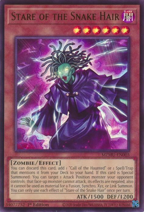 Image for Stare of the Snake Hair (MZMU-EN003) [Maze of Muertos] - YuGiOh