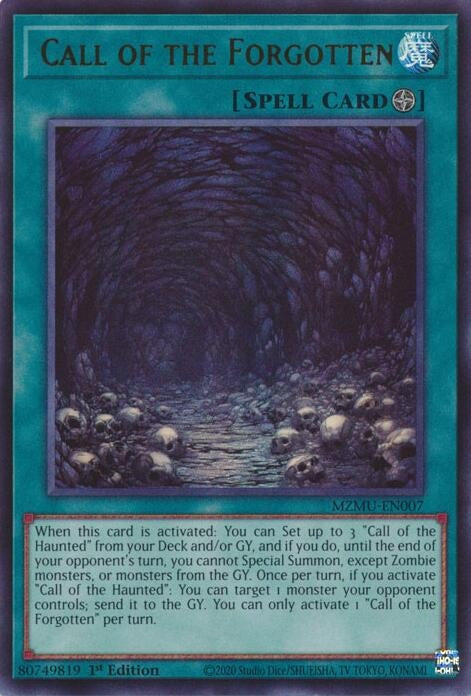 Image for Call of the Forgotten (MZMU-EN007) [Maze of Muertos] - YuGiOh