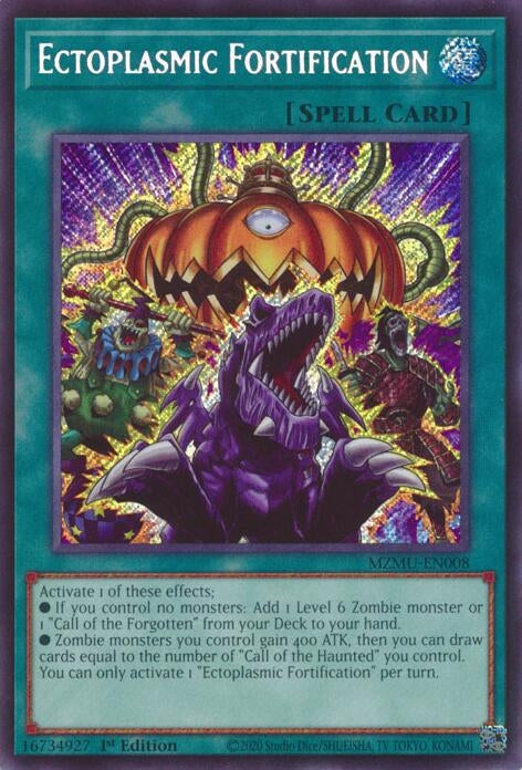 Image for Ectoplasmic Fortification (MZMU-EN008) [Maze of Muertos] - YuGiOh