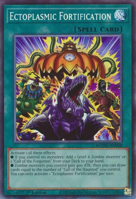 Image for Ectoplasmic Fortification (Collector's Rare) (MZMU-EN008) [Maze of Muertos] - YuGiOh