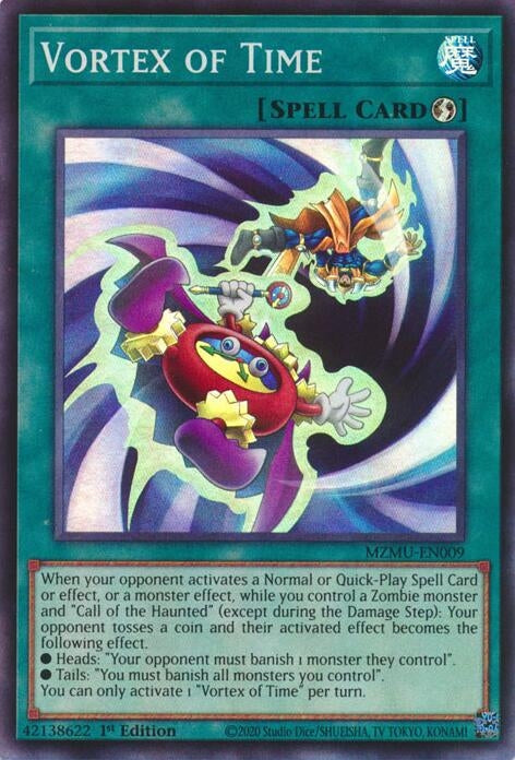 Image for Vortex of Time (MZMU-EN009) [Maze of Muertos] - YuGiOh