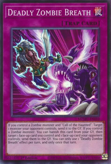 Image for Deadly Zombie Breath (MZMU-EN010) [Maze of Muertos] - YuGiOh