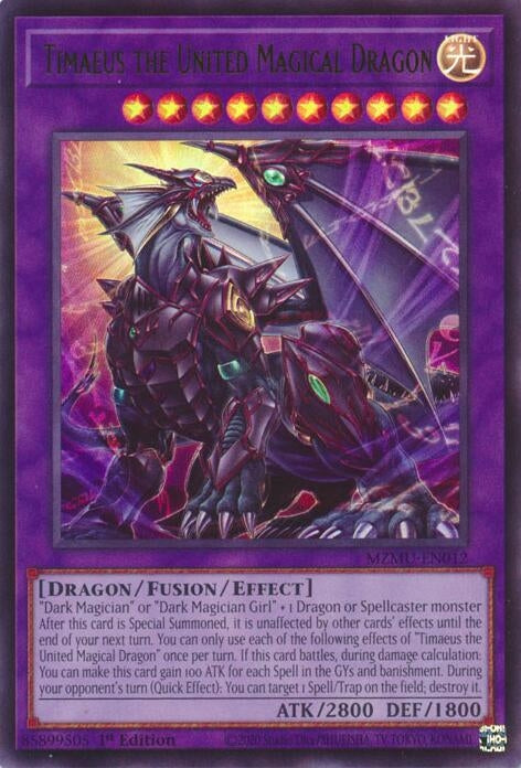 Image for Timaeus the United Magical Dragon (MZMU-EN012) [Maze of Muertos] - YuGiOh