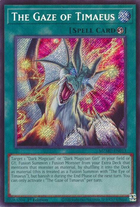 Image for The Gaze of Timaeus (MZMU-EN013) [Maze of Muertos] - YuGiOh