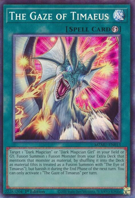 Image for The Gaze of Timaeus (Collector's Rare) (MZMU-EN013) [Maze of Muertos] - YuGiOh