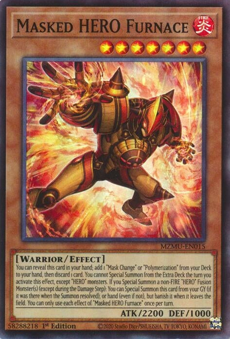 Image for Masked HERO Furnace (MZMU-EN015) [Maze of Muertos] - YuGiOh