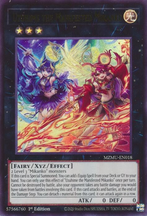 Image for Uzuhime the Manifested Mikanko (MZMU-EN018) [Maze of Muertos] - YuGiOh