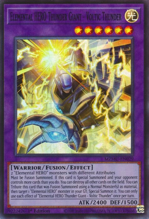 Image for Elemental HERO Thunder Giant - Voltic Thunder (MZMU-EN029) [Maze of Muertos] - YuGiOh