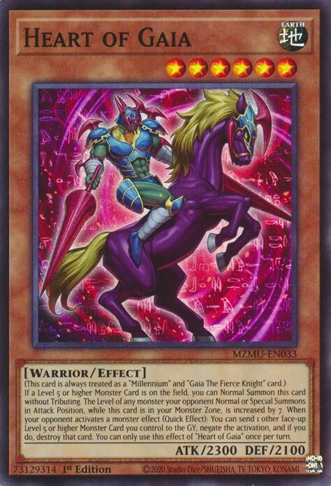 Image for Heart of Gaia (MZMU-EN033) [Maze of Muertos] - YuGiOh