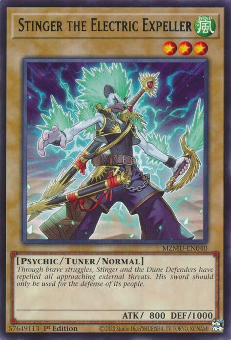 Image for Stinger the Electric Expeller (MZMU-EN040) [Maze of Muertos] - YuGiOh