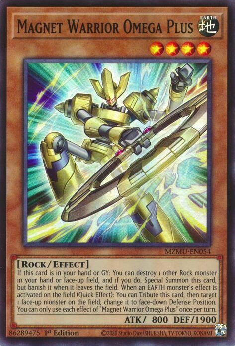 Image for Magnet Warrior Omega Plus (MZMU-EN054) [Maze of Muertos] - YuGiOh