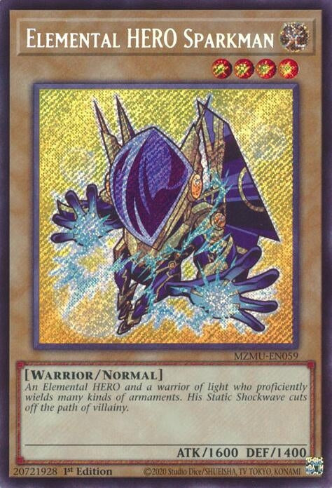 Image for Elemental HERO Sparkman (MZMU-EN059) [Maze of Muertos] - YuGiOh