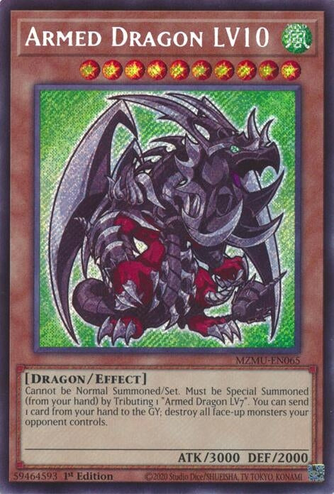 Image for Armed Dragon LV10 (MZMU-EN065) [Maze of Muertos] - YuGiOh