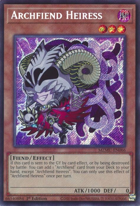 Image for Archfiend Heiress (MZMU-EN066) [Maze of Muertos] - YuGiOh