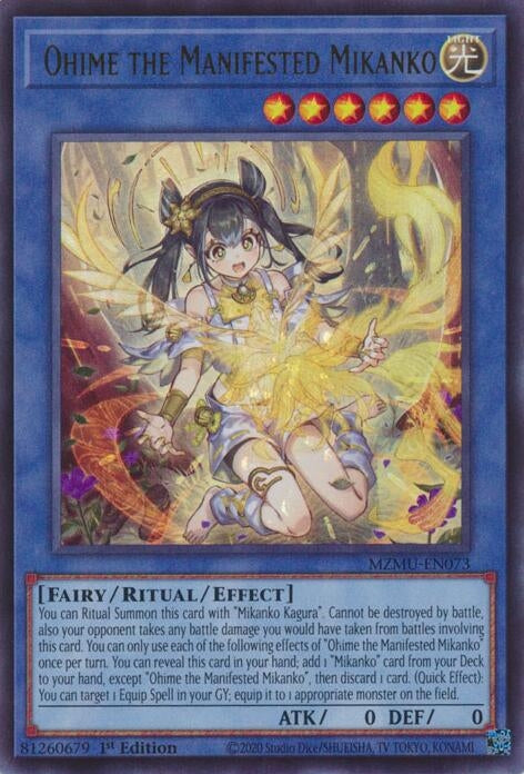Image for Ohime the Manifested Mikanko (MZMU-EN073) [Maze of Muertos] - YuGiOh