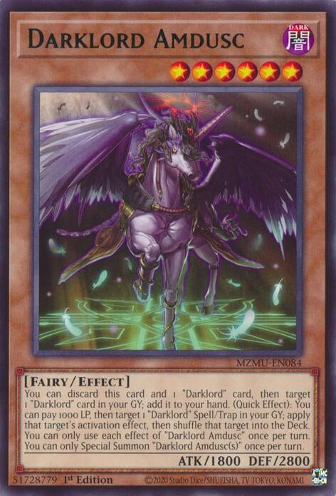 Image for Darklord Amdusc (MZMU-EN084) [Maze of Muertos] - YuGiOh