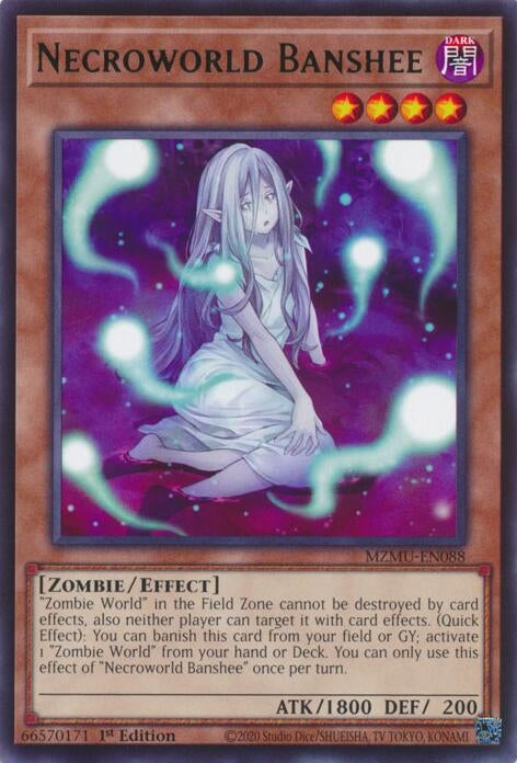 Image for Necroworld Banshee (MZMU-EN088) [Maze of Muertos] - YuGiOh
