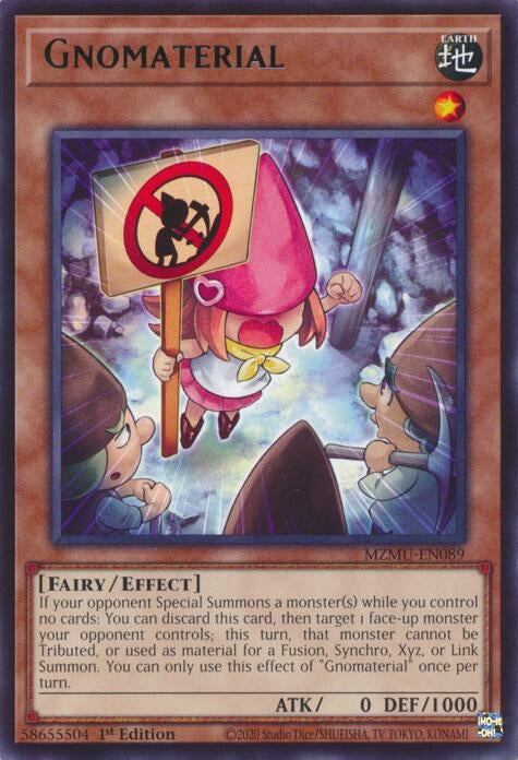 Image for Gnomaterial (MZMU-EN089) [Maze of Muertos] - YuGiOh
