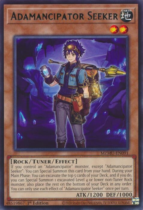 Image for Adamancipator Seeker (MZMU-EN091) [Maze of Muertos] - YuGiOh
