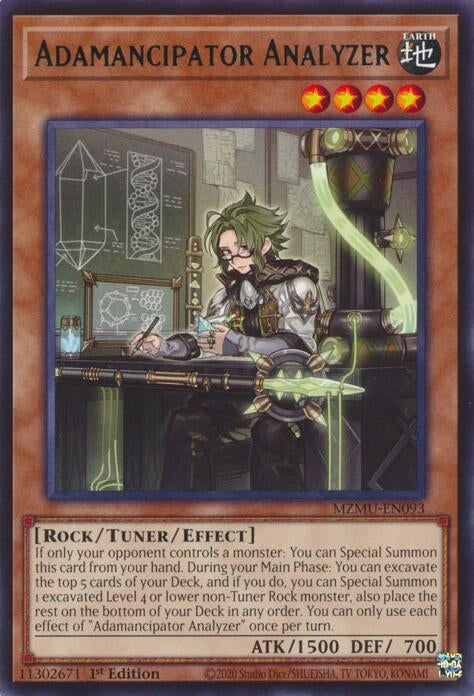 Image for Adamancipator Analyzer (MZMU-EN093) [Maze of Muertos] - YuGiOh
