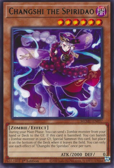 Image for Changshi the Spiridao (MZMU-EN097) [Maze of Muertos] - YuGiOh