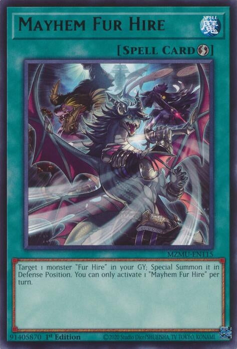Image for Mayhem Fur Hire (MZMU-EN115) [Maze of Muertos] - YuGiOh