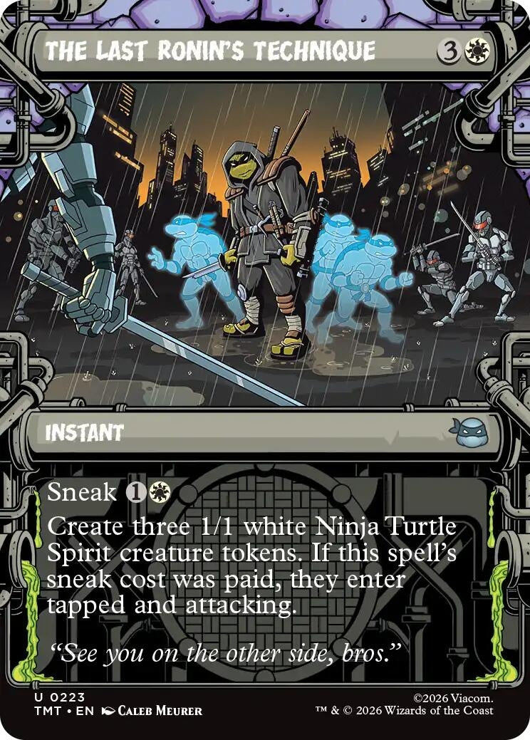 Image for The Last Ronin's Technique (Showcase) (223) [Teenage Mutant Ninja Turtles] - Magic: The Gathering