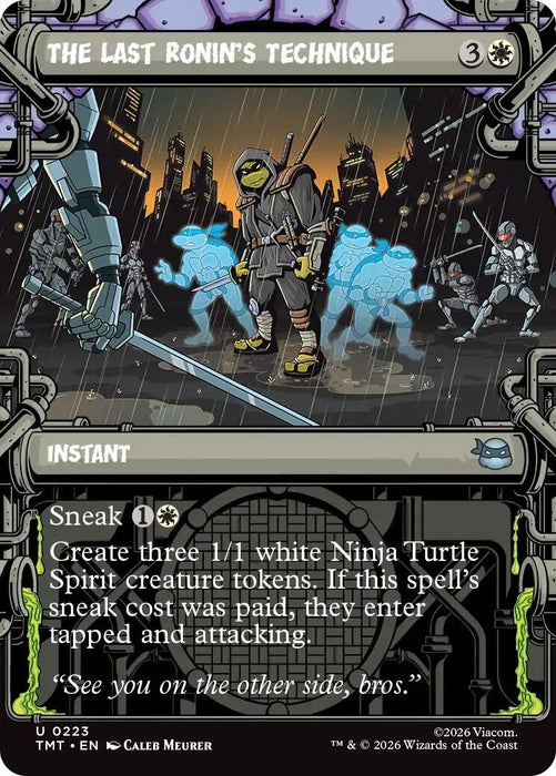 Image for The Last Ronin's Technique (Showcase) (223) [Teenage Mutant Ninja Turtles] - Magic: The Gathering