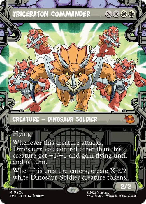 Image for Triceraton Commander (Showcase) (226) [Teenage Mutant Ninja Turtles] - Magic: The Gathering