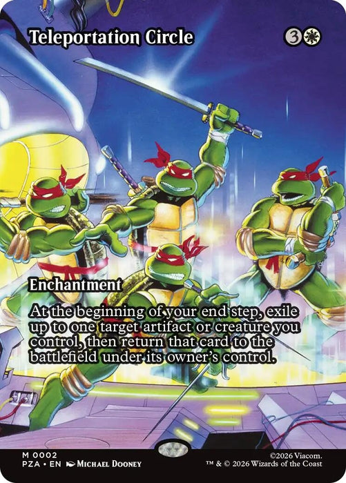 Image for Teleportation Circle (Borderless) (2) [Teenage Mutant Ninja Turtles Eternal-Legal] - Magic: The Gathering