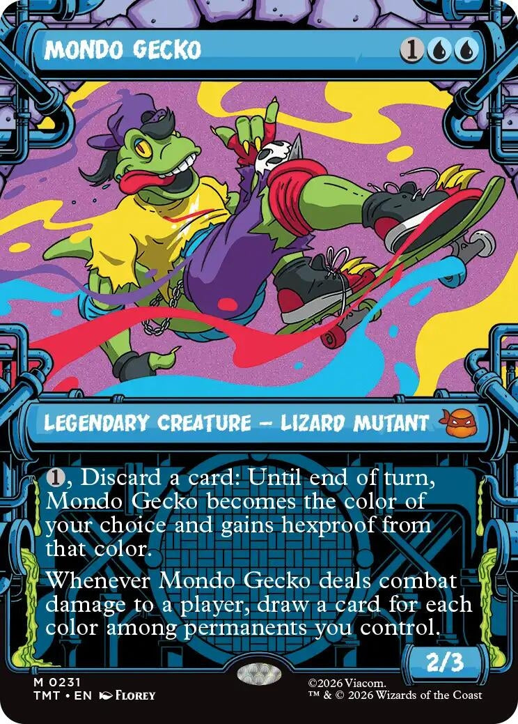Image for Mondo Gecko (Showcase) (231) [Teenage Mutant Ninja Turtles] - Magic: The Gathering