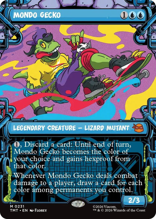 Image for Mondo Gecko (Showcase) (231) [Teenage Mutant Ninja Turtles] - Magic: The Gathering