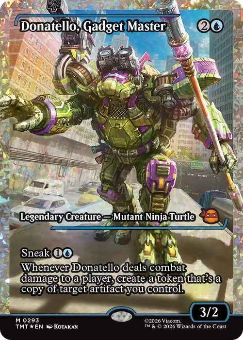Image for Donatello, Gadget Master (Showcase) (Fracture Foil) (293) [Teenage Mutant Ninja Turtles] - Magic: The Gathering