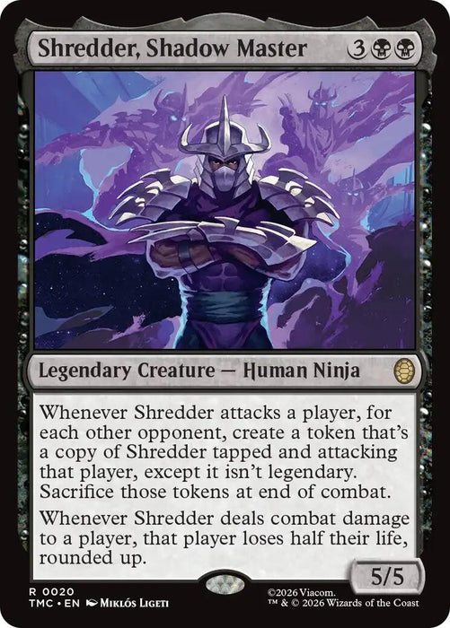 Image for Shredder, Shadow Master (20) [Teenage Mutant Ninja Turtles] - Magic: The Gathering
