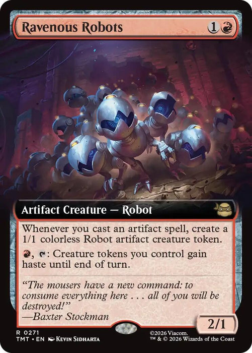 Image for Ravenous Robots (Extended Art) (271) [Teenage Mutant Ninja Turtles] - Magic: The Gathering