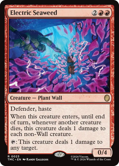 Image for Electric Seaweed (23) [Teenage Mutant Ninja Turtles] - Magic: The Gathering