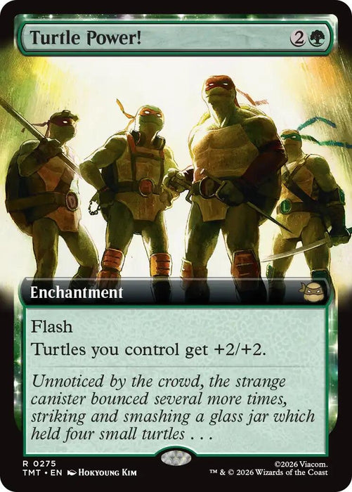 Image for Turtle Power! (Extended Art) (275) [Teenage Mutant Ninja Turtles] - Magic: The Gathering