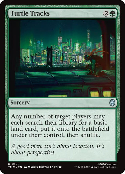Image for Turtle Tracks (129) [Teenage Mutant Ninja Turtles] - Magic: The Gathering