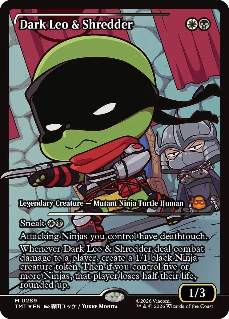 Image for Dark Leo & Shredder (Showcase) (289) [Teenage Mutant Ninja Turtles] - Magic: The Gathering