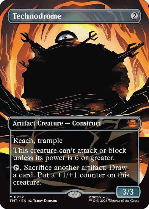 Image for Technodrome (Borderless) (222) [Teenage Mutant Ninja Turtles] - Magic: The Gathering
