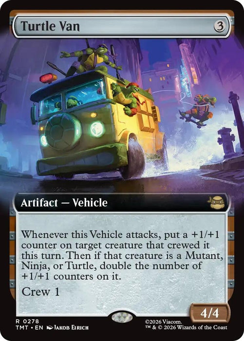 Image for Turtle Van (Extended Art) (278) [Teenage Mutant Ninja Turtles] - Magic: The Gathering