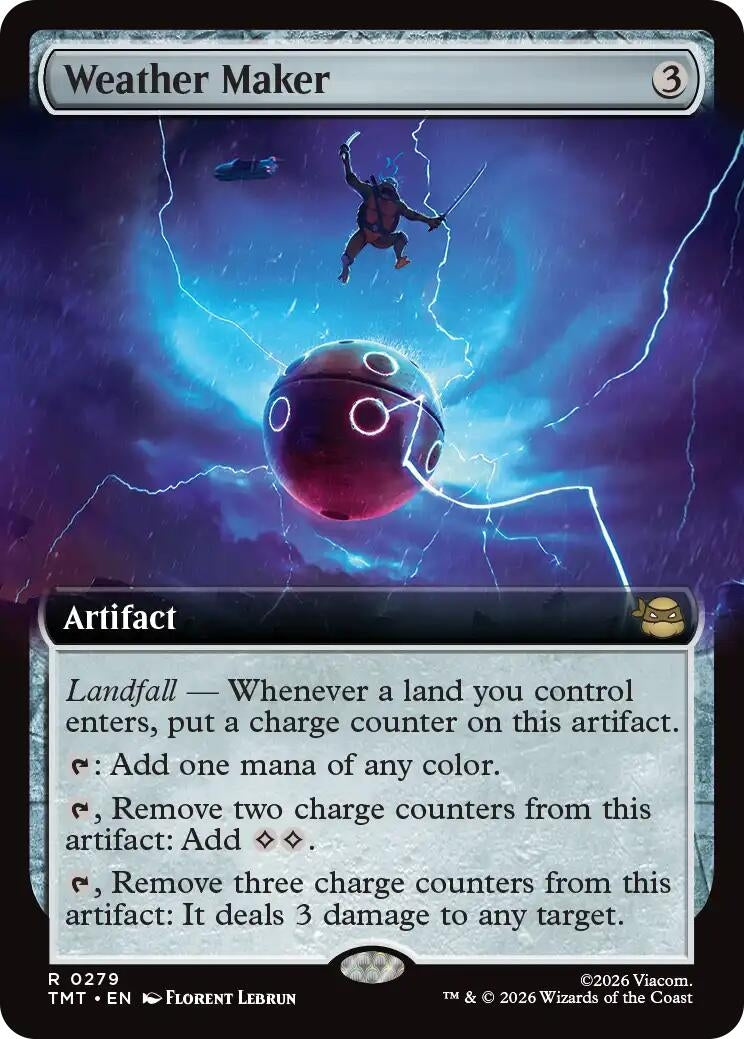 Image for Weather Maker (Extended Art) (279) [Teenage Mutant Ninja Turtles] - Magic: The Gathering