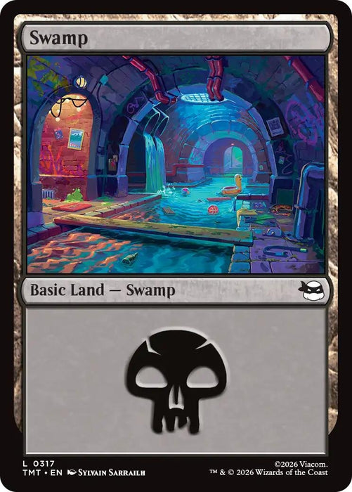 Image for Swamp (0317) (317) [Teenage Mutant Ninja Turtles] - Magic: The Gathering