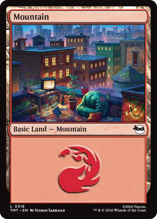 Image for Mountain (0318) (318) [Teenage Mutant Ninja Turtles] - Magic: The Gathering